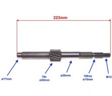 Вал редуктора ведущий ATV-150   157QMJ